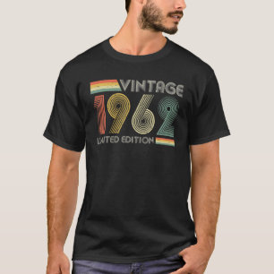 Limited Edition 1962 60th Birthday 60 Years Old Vi T-shirt