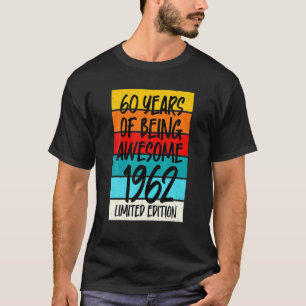 Limited Edition 1962 T 60 Jaar Wordt Vervolgens Ge T-shirt