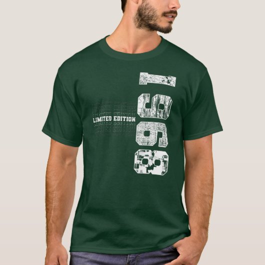 Limited Edition 1968 Year of Birthday 1968 T-shirt (Voorkant)