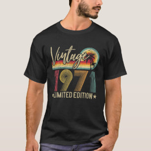 Limited Edition 1971 51St Birthday 51 Years Old Ga T-shirt