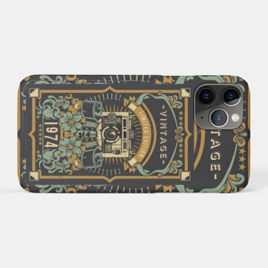 Limited Edition 1974 Case-Mate iPhone Case (Achterkant (horizontaal))