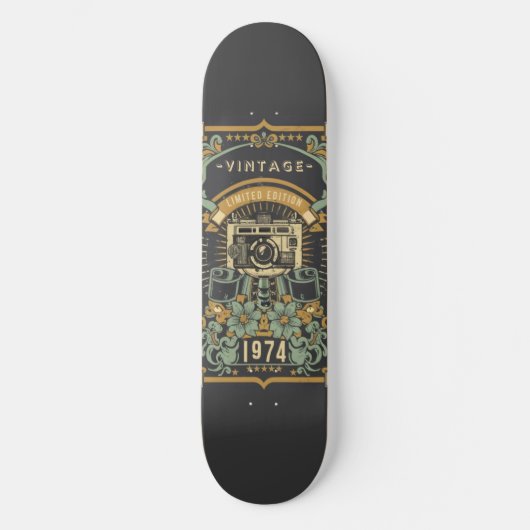 Limited Edition 1974 Persoonlijk Skateboard (Voorkant)