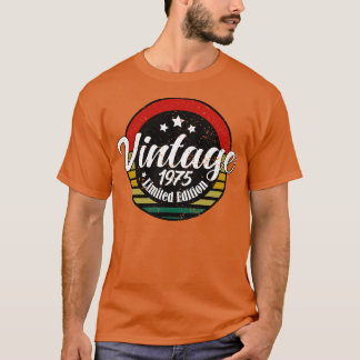 Limited Edition  1975 Verjaardag 48ste verjaardag T-shirt