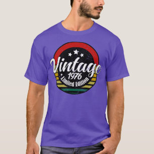 Limited Edition 1976 Verjaardag 47e verjaardag T-shirt