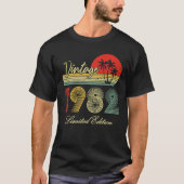 Limited Edition 1982 40th Birthday Gift 40 JAAR O T-shirt (Voorkant)