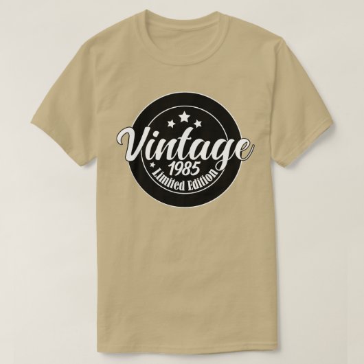 Limited Edition 1985 Verjaardag 38e verjaardag T-shirt (Design voorkant)