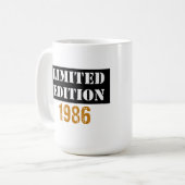 Limited edition 1986 koffiemok (Voorkant links)