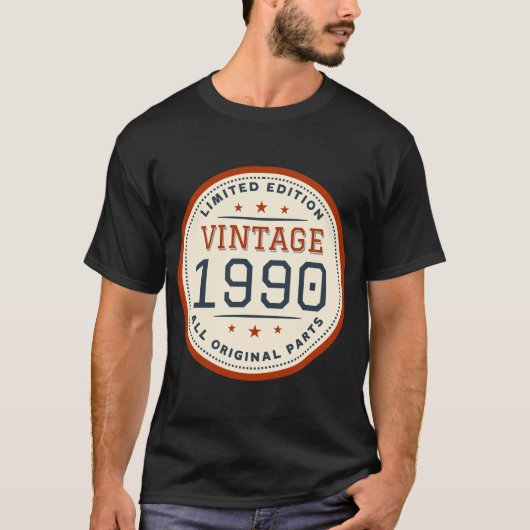 Limited Edition  1990 Alle originele onderdelen T-shirt (Voorkant)