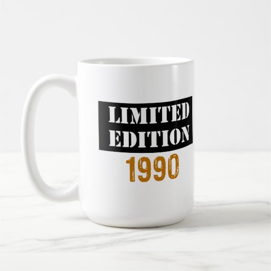 Limited edition 1990 koffiemok (Links)