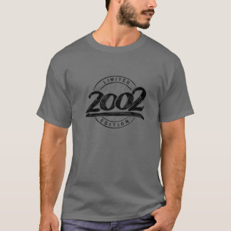 Limited Edition 2002  19 jaar Birthday Gif T-shirt