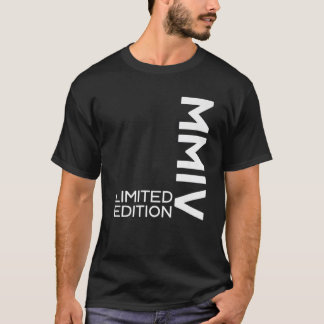 LIMITED EDITION 2004 MMIV ROMAN NUMBERS 18TH BIRTH T-SHIRT