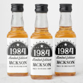 Limited Edition 40th Verjaardag Likeurfles Etiket (Flessen)