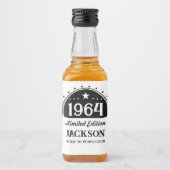 Limited Edition 60th Verjaardag Likeurfles Etiket (Voorkant)