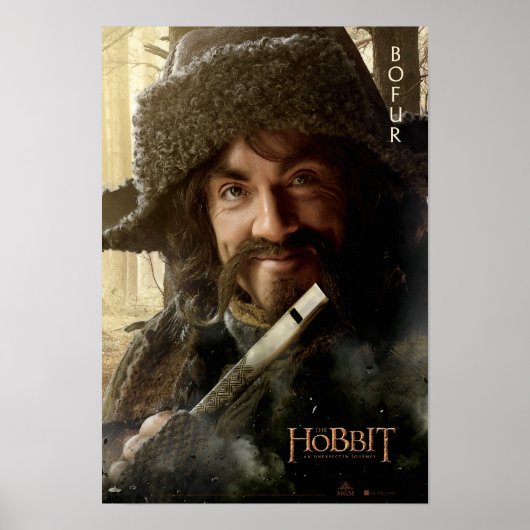 Limited Edition Artwork: Bofur Poster (Voorkant)