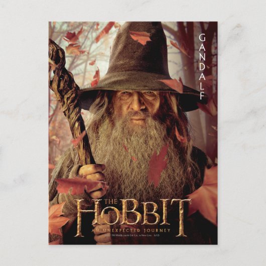 Limited Edition Artwork: Gandalf Briefkaart (Voorkant)