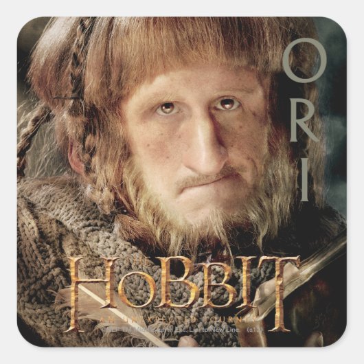 Limited Edition Artwork: Ori Vierkante Sticker (Voorkant)