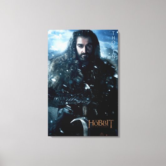Limited Edition Artwork: THORIN OAKENSHIELD™ Canvas Afdruk (Voorkant)