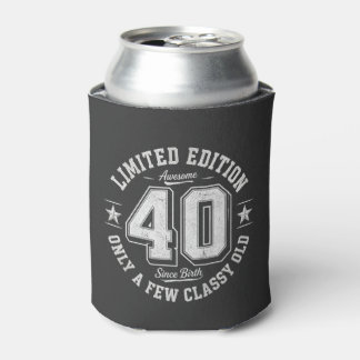 Limited Edition Awesome 40e Verjaardag Charcoal Blikjeskoeler