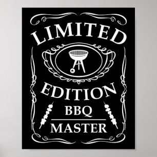 Limited Edition BBQ Master Smoker Grill Barbecue L Poster