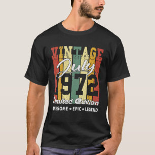  Limited Edition Birthday Decoration 1 juli T-shirt