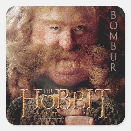 Limited Edition: Bombur Vierkante Sticker (Voorkant)