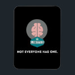Limited Edition Brain Magneet<br><div class="desc">Een ontwerp met een roze brein in een grijze cirkel. Voor mensen die slim zijn omdat alle hersenen een beperkte uitgave zijn! Logo's zijn afkomstig van Freepik.com.</div>