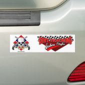 Limited Edition DTSS Skull Bumpersticker (Op auto)