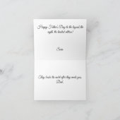 Limited Edition Father’s Day Card – Funny Gift  Bedankkaart (Binnen)