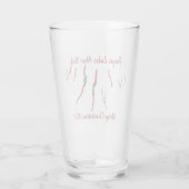 Limited Edition Finger Lakes kerstglas Glas (Achterkant)
