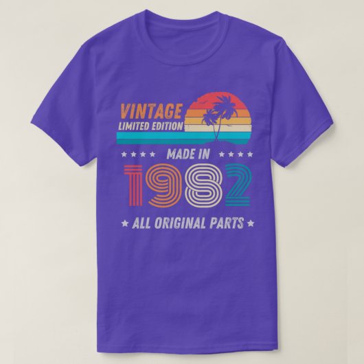  Limited Edition, gemaakt in 1982 All Original T-shirt (Design voorkant)