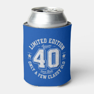 Limited Edition Geweldige 40e Verjaardag Koningsbl Blikjeskoeler