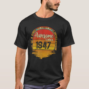 Limited Edition Geweldige sinds 1947 75th bi T-shirt