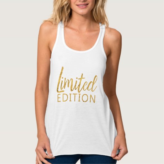 Limited Edition Gold Tanktop (Voorkant)