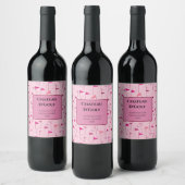 Limited Edition Golf Celebration Wijnlabel Wijn Etiket (Flessen)