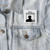 Limited Edition Ik ben een Button van Scratchdog (In situ)