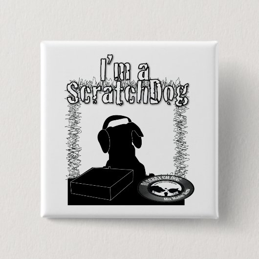 Limited Edition Ik ben een Button van Scratchdog (Voorkant)
