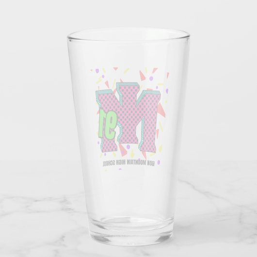 LIMITED EDITION: IMHS-klasse van 1991 Party Pint Glas (Achterkant)