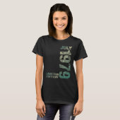 Limited Edition Juli 1979 44e verjaardag geboren 1 T-shirt (Voorkant volledig)
