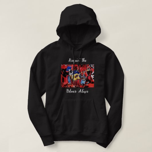 Limited Edition 'Keep' The Blues Alive' Hoodie (Design voorkant)