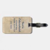 Limited Edition Kunstwerk: THORIN EIKENSCHILD™ Bagagelabel (Achterkant horizontaal)