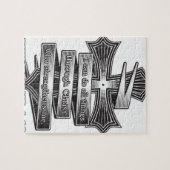 Limited Edition Philippians 4:13 Christelijke Bijb Legpuzzel (Horizontaal)