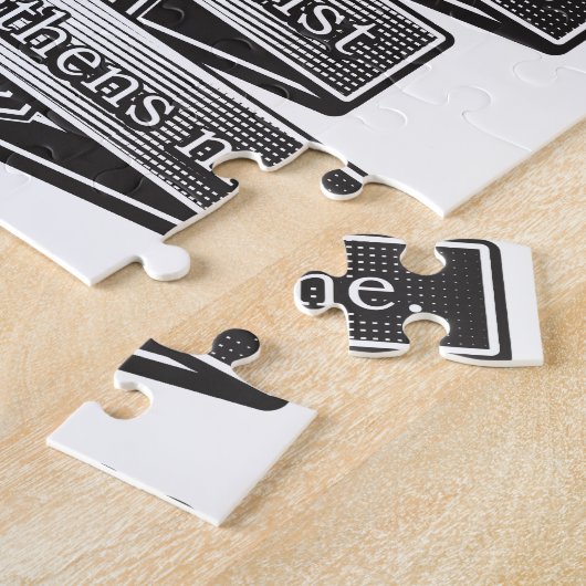 Limited Edition Philippians 4:13 Christelijke Bijb Legpuzzel (Zijkant)