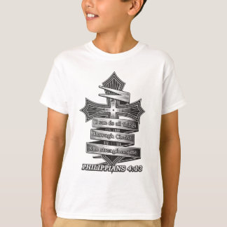Limited Edition Philippians 4:13 Christelijke Bijb T-shirt
