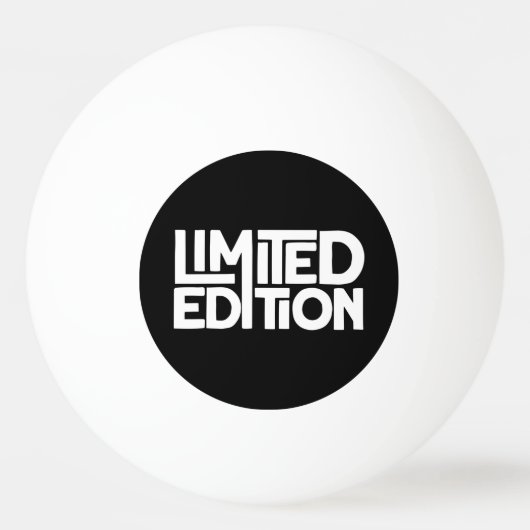 Limited Edition Pingpongbal (Achterkant)