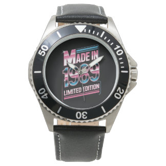 Limited Edition Retro 1989 Mens Watch Horloge