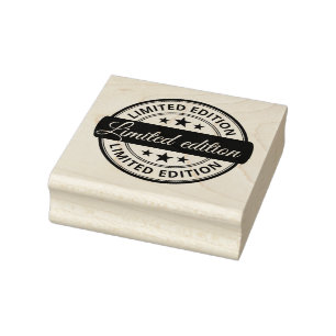 LIMITED EDITION RUBBERSTEMPEL