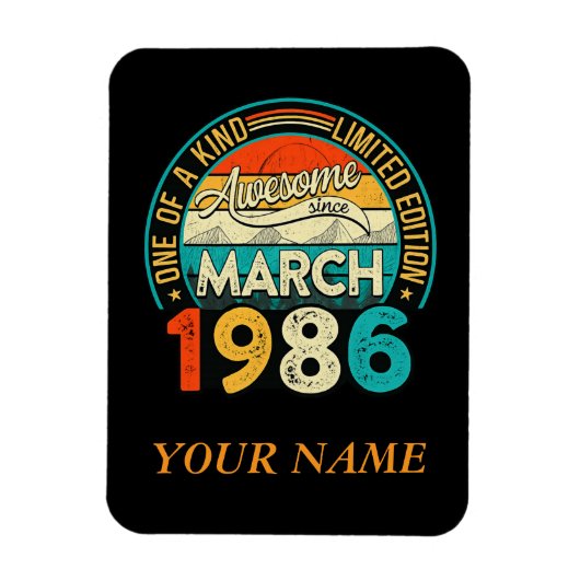 Limited Edition Since March 1986 Magneet (Verticaal)