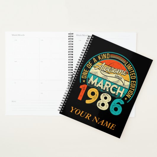 Limited Edition Since March 1986 Planner (Display)