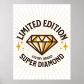 LIMITED EDITION Super Diamond Sunburst Poster (Voorkant)