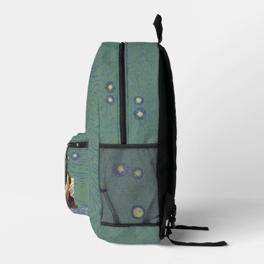 Limited Edition Van Gogh Starry Night Backpack Bedrukte Rugzak (Rechts)